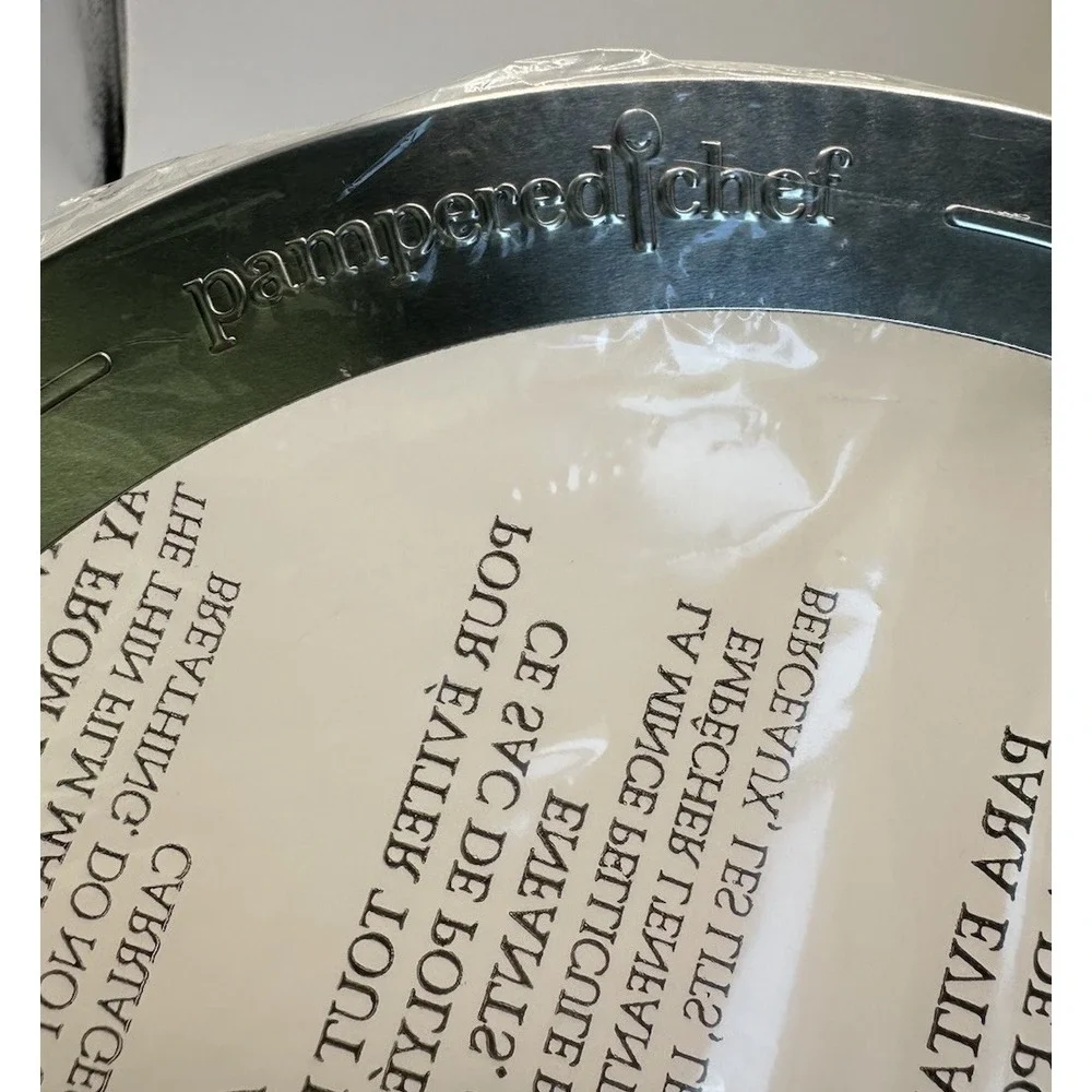 Pampered Chef Pie Crust Shield #1715 New Sealed No Box